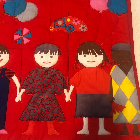 Adorable Vintage Children’s Wall Tapestry - Picture 4 of 6